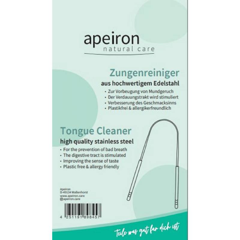 Zungenreiniger aus Edelstahl von Apeiron