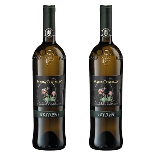 Maria Costanza Bianco Sicilia D.O.P. Weißwein, 2023, Cantina Milazzo, 2 Flaschen à 75 cl, Hergestellt in Italien Maria Costanza Bianco Sicilia D.O.P. Weißwein, 2023, Cantina Milazzo, 2 Flaschen à 75 cl, Hergestellt in Italien von Aperitivo Siciliano