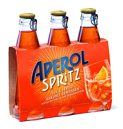 APEROL SPRITZ Italienischer Aperitif servierfertig, 10.5% Vol, 3 x 175ml von Aperol