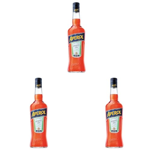 Aperol Aperitivo, 11% / Aperol Spritz – Italiens Nr. 1 Cocktail, 1 x 0,7 L (Packung mit 3) von Aperol