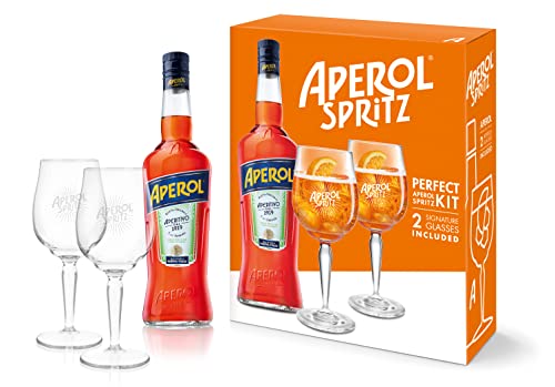 Aperol Aperitivo Geschenkset - 1 x 0,7 l - Aperol im Set mit 2 Gläsern für Aperol Spritz - 11% Vol. Alkohol Aperol Aperitivo Geschenkset - 1 x 0,7 l - Aperol im Set mit 2 Gläsern für Aperol Spritz - 11% Vol. Alkohol von Aperol