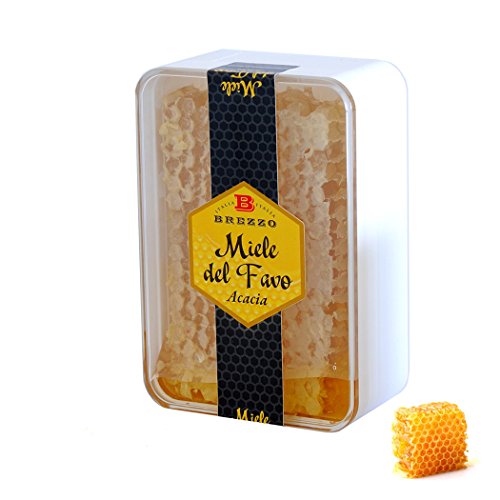 Akazienhonig mit Wabe in der box 200gr Akazienhonig mit Wabe in der box 200gr von Apicoltura Brezzo