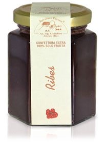 Apicoltura Cazzola - Blackcurrant Jam (NO Pectin) - Jar of 200 g (Pack of 2 Glass Jars) von Apicoltura Cazzola