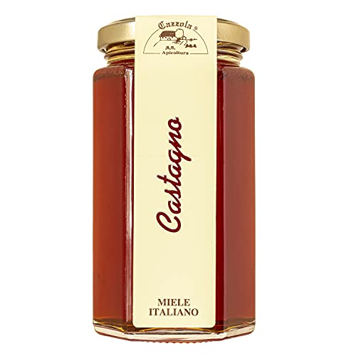 Apicoltura Cazzola Italy - Chestnut Honey - Jar of 350 g von Apicoltura Cazzola - Azienda Agricola Giardino