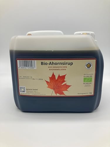 Apimiel Bio-Ahornsirup aus Kanada im 4kg-Kanister Apimiel Bio-Ahornsirup aus Kanada im 4kg-Kanister von Apimiel