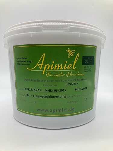 BIO Eukalyptushonig 4kg (DE-ÖKO-001) von Apimiel