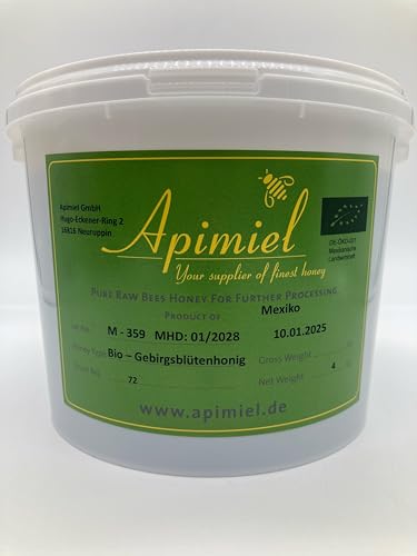 BIO Gebirgsblütenhonig 4kg, (DE-ÖKO-001) von Apimiel