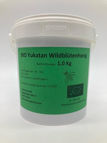 BIO Yukatan Wildblütenhonig 1kg (DE-ÖKO-001) von Apimiel