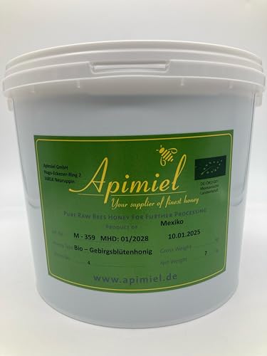 Bio Gebirgsblütenhonig 7kg, (DE-ÖKO-001) von Apimiel