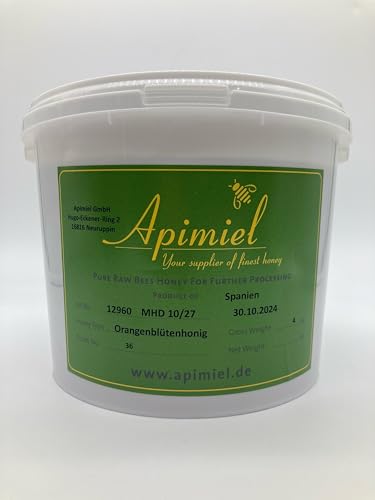 Orangenblütenhonig 4kg Orangenblütenhonig 4kg von Apimiel