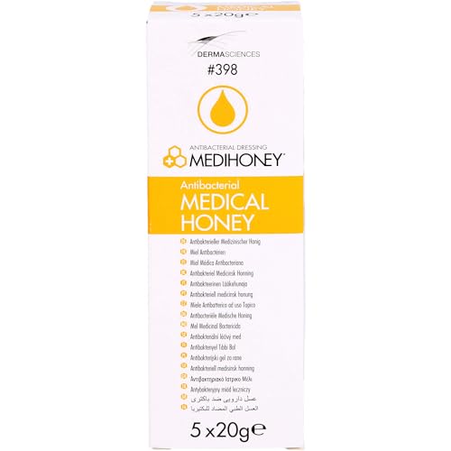 Medihoney - Antibakterieller Medizinscher Honig ( 5 x 20g ) Medihoney - Antibakterieller Medizinscher Honig ( 5 x 20g ) von Medihoney
