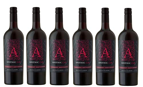 6x 0,75l - APOTHIC Wines - California - Rotwein - verschiedene Sorten - trocken bis halbtrocken (6x 0,75l - APOTHIC CAB - Cabernet Sauvignon) von Apothic Wines