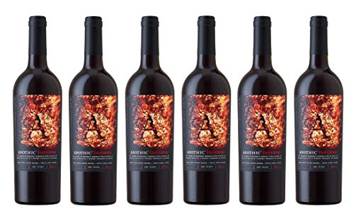 6x 0,75l - APOTHIC Wines - California - Rotwein - verschiedene Sorten - trocken bis halbtrocken (6x 0,75l - APOTHIC INFERNO) von Apothic Wines
