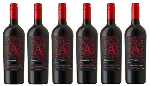 6x 0,75l - APOTHIC Wines - California - Rotwein - verschiedene Sorten - trocken bis halbtrocken (6x 0,75l - APOTHIC RED) von Apothic Wines