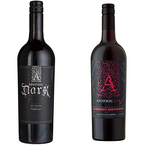 Apothic Dark Trocken (1 x 0.75l) & Glatt und Vollmundig Cabernet Sauvignon von Apothic Wines