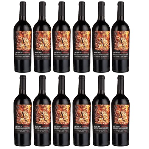 Apothic Inferno Rotwein Cuvée Wein trocken Kalifornien I Versanel Paket (12 x 0,75l) von Apothic Wines