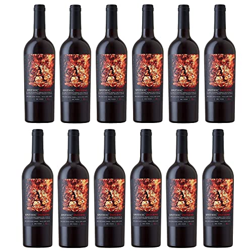 Apothic Inferno Rotwein Cuvée Wein trocken Kalifornien I Versanel Paket (12 x 0,75l) von Apothic Wines