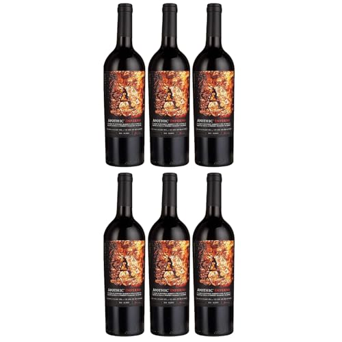 Apothic Inferno Rotwein Cuvée Wein trocken Kalifornien I Versanel Paket (6 x 0,75l) von Apothic Wines