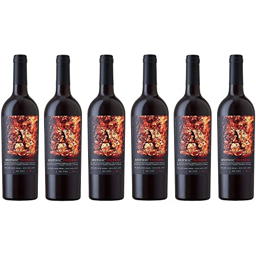 Apothic Inferno Rotwein Cuvée Wein trocken Kalifornien I Versanel Paket (6 x 0,75l) von Apothic Wines
