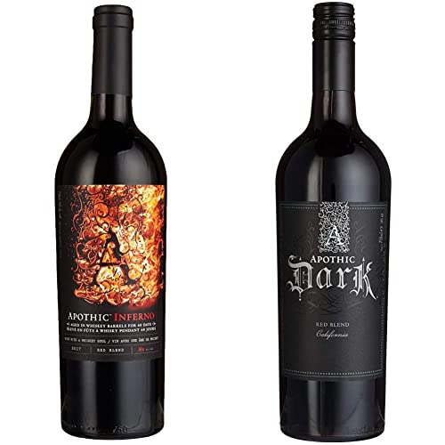 Apothic Inferno Trocken (1 x 0.75l) & Apothic Dark Trocken (1 x 0.75l) von Apothic Wines