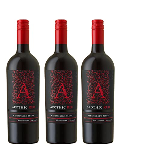 Apothic Inferno Rotwein Wein halbtrocken Kalifornien (3 Flaschen) von Apothic Wines