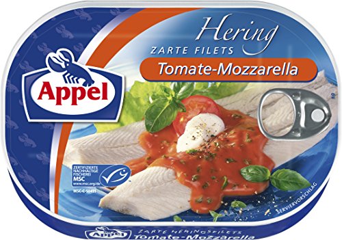 Appel Heringsfilets, Tomate-Mozzarella, 200 g Appel Heringsfilets, Tomate-Mozzarella, 200 g von Appel