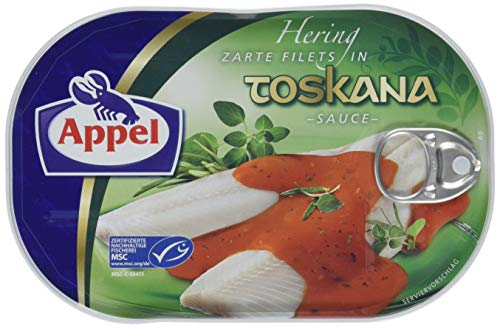 Appel Heringsfilets, in Toskana Sauce, 200 g Appel Heringsfilets, in Toskana Sauce, 200 g von Appel
