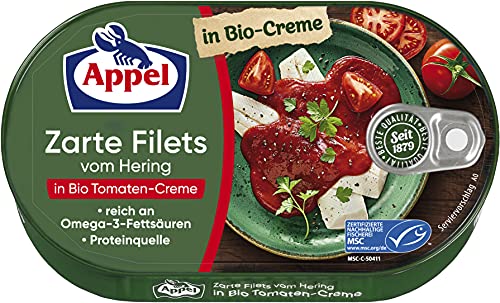 Appel Zarte Filets vom Hering Bio-Tomaten-Creme 200g von Appel