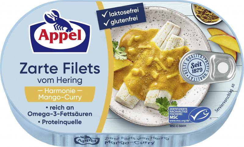 Appel Zarte Filets vom Hering Harmonie Mango-Curry von Appel