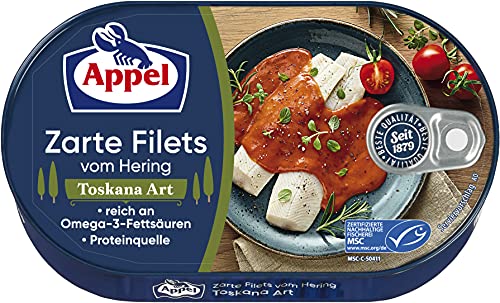 Appel Zarte Filets vom Hering Toskana Art, 200 g Appel Zarte Filets vom Hering Toskana Art, 200 g von Appel