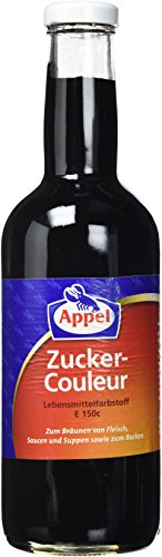 Appel Zucker-Couleur aus der Flasche zum Verfeinern und Färben beim Backen und Kochen, 6 x 1 l von Appel