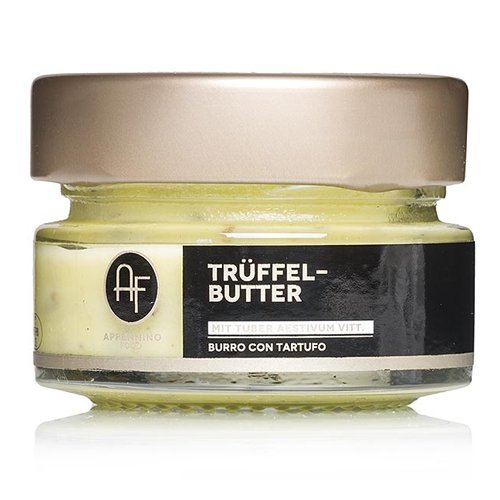 Trüffelbutter-Zubereitung mit Sommertrüffel (BURRO con Tartufo), Appennino, 50g Trüffelbutter-Zubereitung mit Sommertrüffel (BURRO con Tartufo), Appennino, 50g von Appennino Food S.p.A.