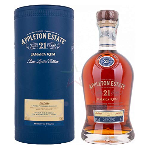 Appleton Estate 21 Years Old Jamaica Rum Rare Limited Edition 43,00% 0,70 Liter von APPLETON