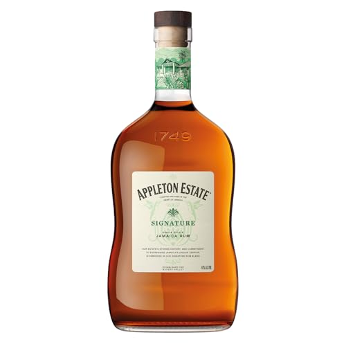 Appleton Estate Signature Blend Rum - Vollmundiger, honigfarbener Jamaica Rum, pur oder für Cocktails und Longdrinks - 1 x 0,7 l von APPLETON