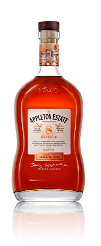 Appleton Estate Reserve Blend 8 Years Old - 8 Jahre gereifter, gold-brauner Jamaica Rum, zum pur Genießen oder für Cocktails - 1 x 0,7 l von APPLETON