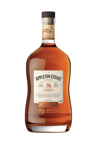 Appleton Estate Reserve Blend 8 Years Old - 8 Jahre gereifter, gold-brauner Jamaica Rum, zum pur Genießen oder für Cocktails - 1 x 0,7 l von APPLETON
