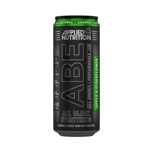 Applied Nutrition - Abe-drink (330ml) - Energiegetränke - Energy-Drink - Apfel Holunderblüte von Applied Nutrition