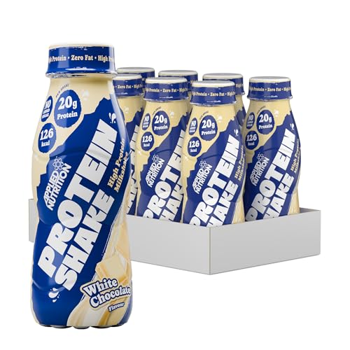 Applied Nutrition - Proteinshake, Eiweißshake | RTD Workout Shake | 20g Protein + (8 x 330ml (1 Packung), White Chocolate) von Applied Nutrition