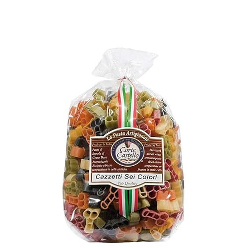 Antico Pastificio Umbre - Farbige Penis-Pasta Nudeln in verschiedenen Farben aus Hartweizengriess 500g Beutel für das romantische Dinner mit Schmunzel-Garantie von AproposGeschenk