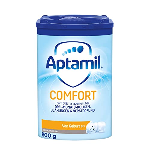 Aptamil Comfort – Spezialnahrung von Geburt an, Zum Diät Management, Bei Koliken, Blähungen & Verstopfungen, Palmöl, Milchpulver, 1x 800 g Aptamil Comfort – Spezialnahrung von Geburt an, Zum Diät Management, Bei Koliken, Blähungen & Verstopfungen, Palmöl, Milchpulver, 1x 800 g von Aptamil