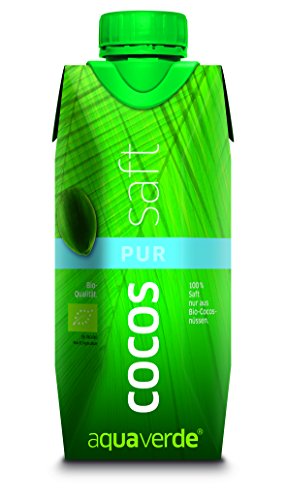 Aqua Verde Cocossaft Pur, 12er Pack (12 x 330 ml) von Aqua Verde
