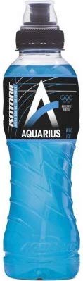 Aquarius Sport Isotonic Blue Ice PET-Flaschen (12 x 0,5 L) EINWEG inkl. gratis FiveStar Kugelschreiber von Aquarius