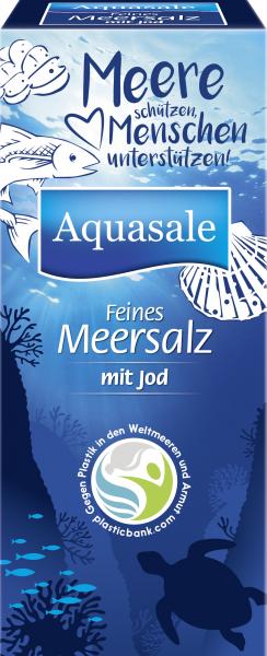 Aquasale Meersalz mit Jod fein von Aquasale