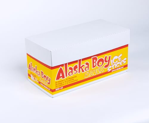 Alaska Boy Icesticks Kinder-Party | 200x Wassereis à 50ml – bunt & extra sauer | Der Hit für Kindergeburtstage & Partys | vegan, gluten & laktosefrei, ohne Konservierungsstoffe | zum Einfrieren von ArBo-Living
