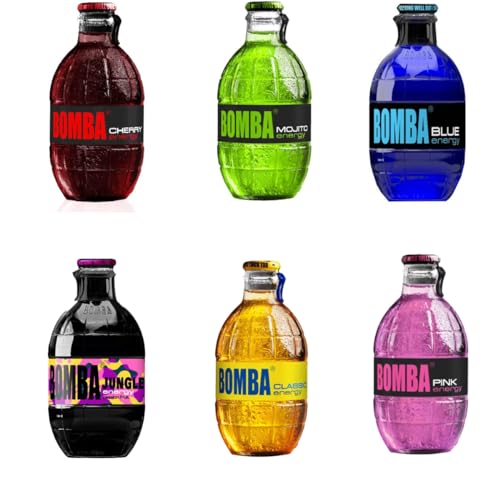 Bomba Energy Drink 250ml - 6er Pack Mix Box - Der TikTok Hit! - ArBo Living von ArBo-Living