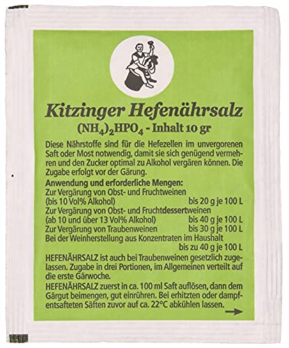 Arauner Kitzinger Hefenährsalz 10 g (1) von Arauner