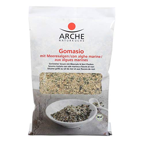 Arche - Gomasio geröstetes Sesamsalz mit Meeresalgen - 200 g - 8er Pack von Arche Naturküche