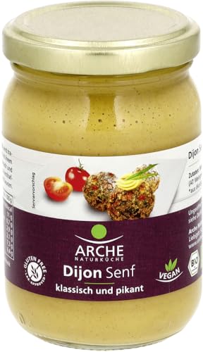 Arche Naturküche Bio Dijon Senf - klassisch und pikant (6 x 200 ml) von Arche Naturküche