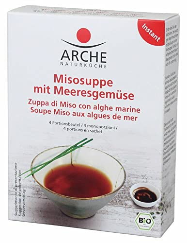 Arche Naturküche Bio Misosuppe, Soupe miso aux algues de mer (6 x 60 gr) von Arche Naturküche
