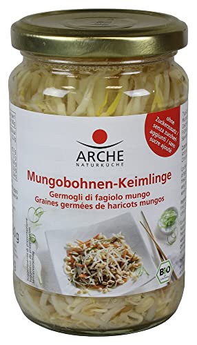 Arche Naturküche Bio Mungobohnen-Keimlinge (6 x 330 gr) von Arche Naturküche